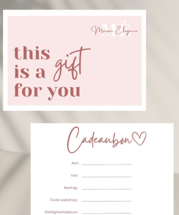 Fysieke Cadeaubon