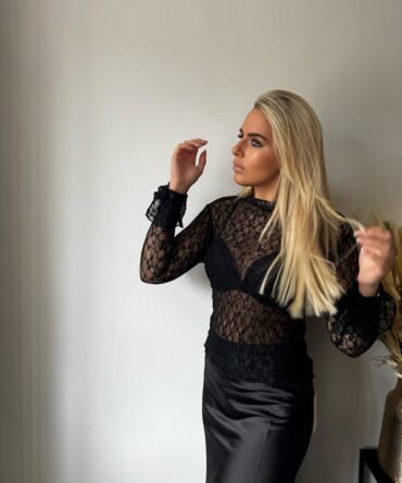 Black Lace Top