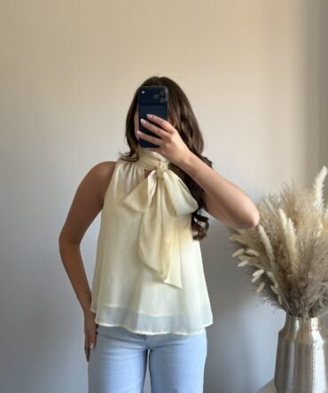 Butter Bow Neck Top