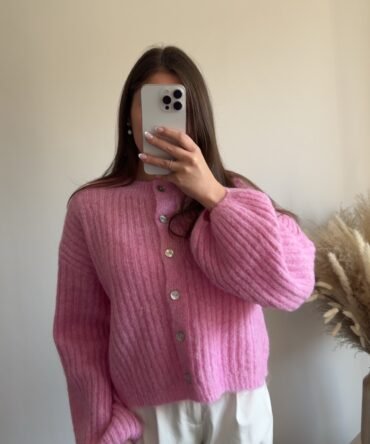 Luna Pink Cardigan