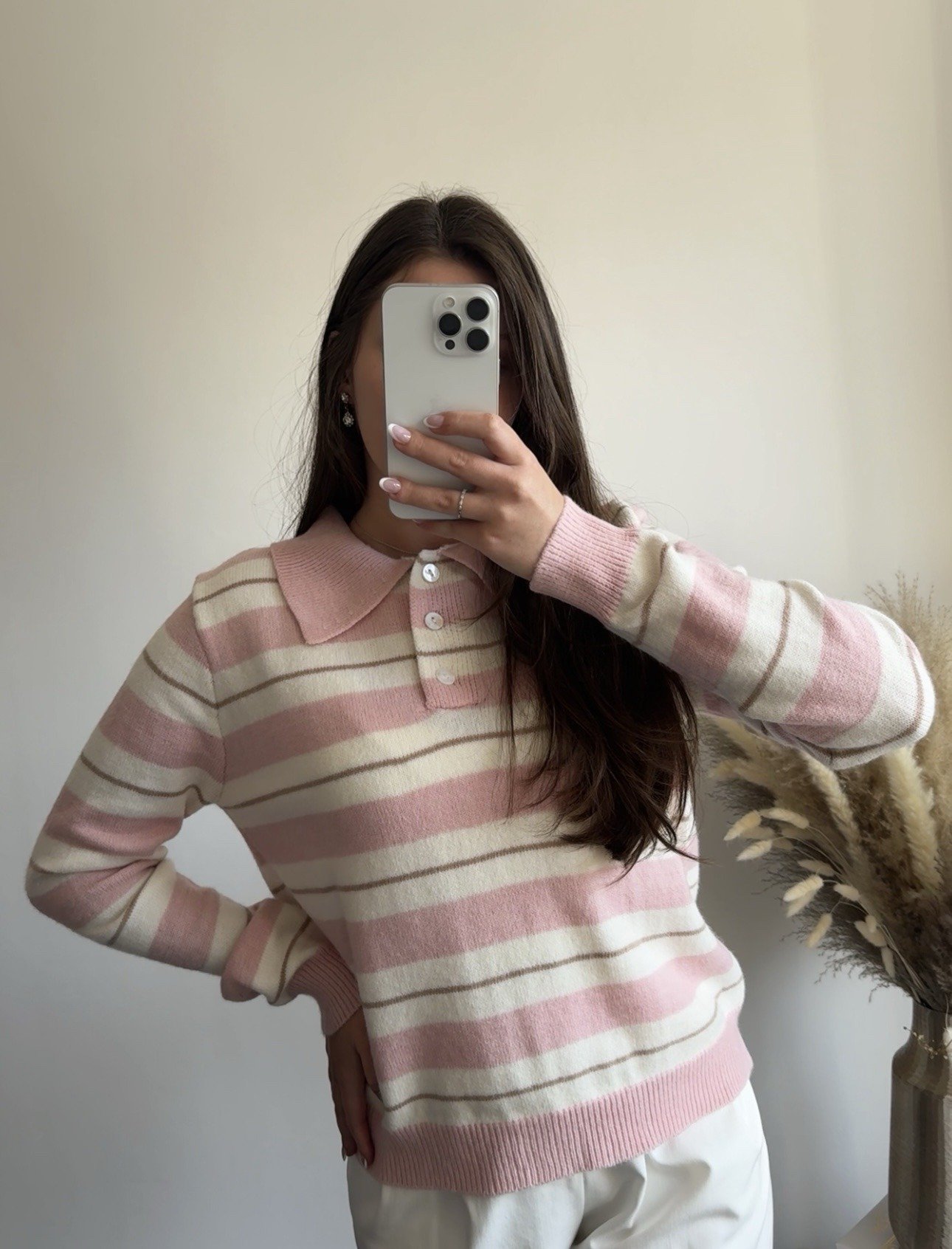 Blush Stripe Knit