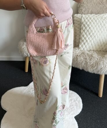 Crochet Bag – Baby Pink