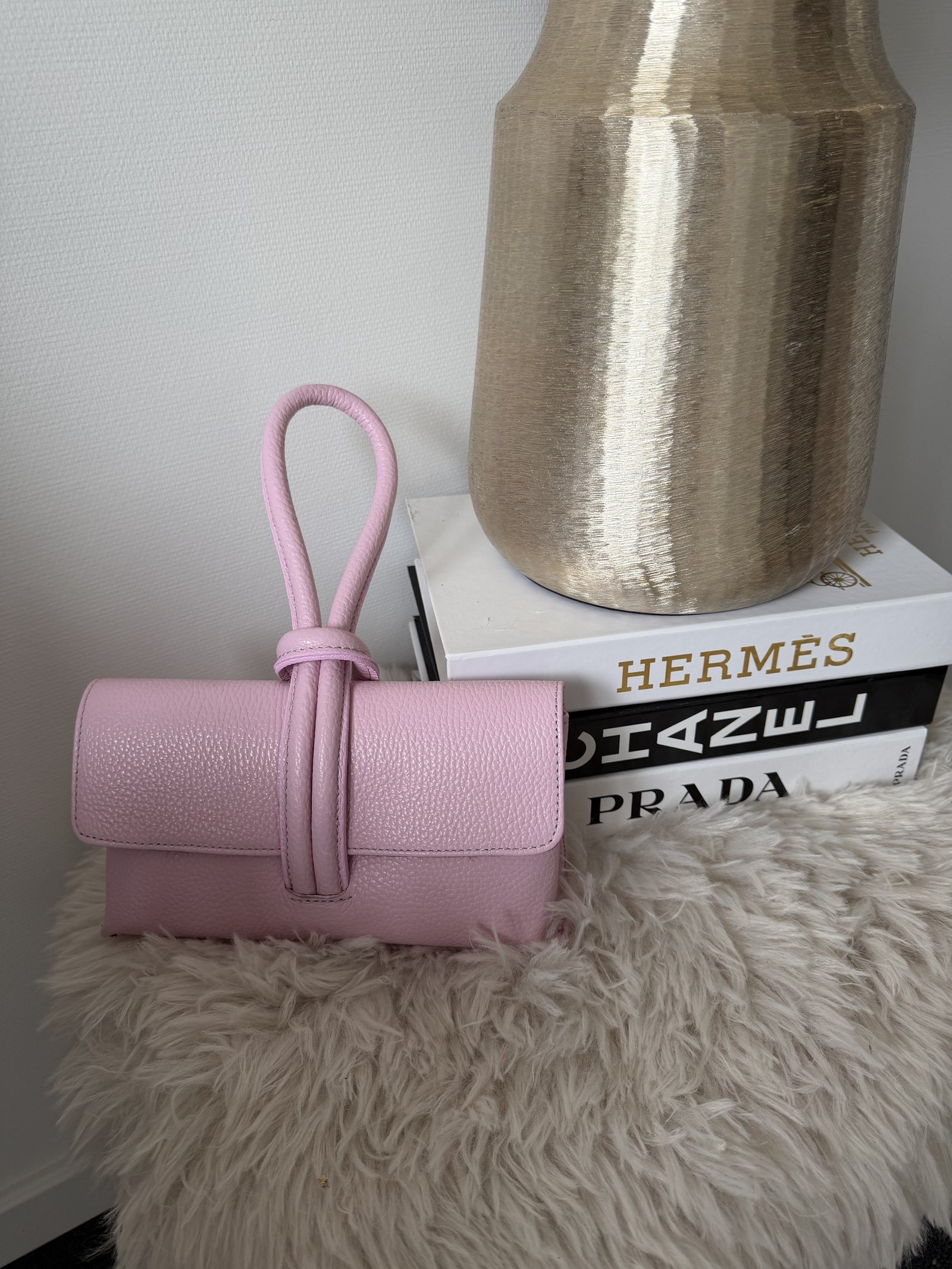 Celeste Knot Bag – Blush Pink