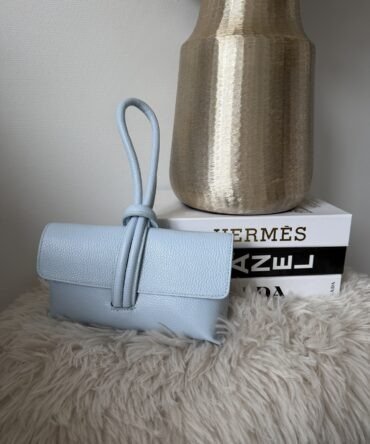 Celeste Knot Bag – Azure Blue