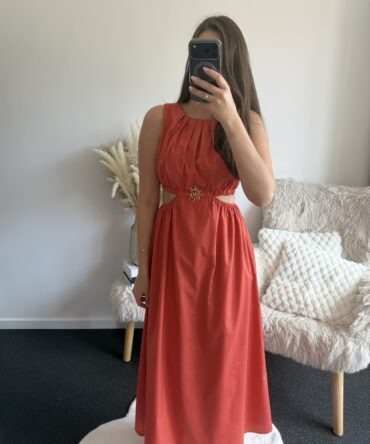 Coral Sun Dress
