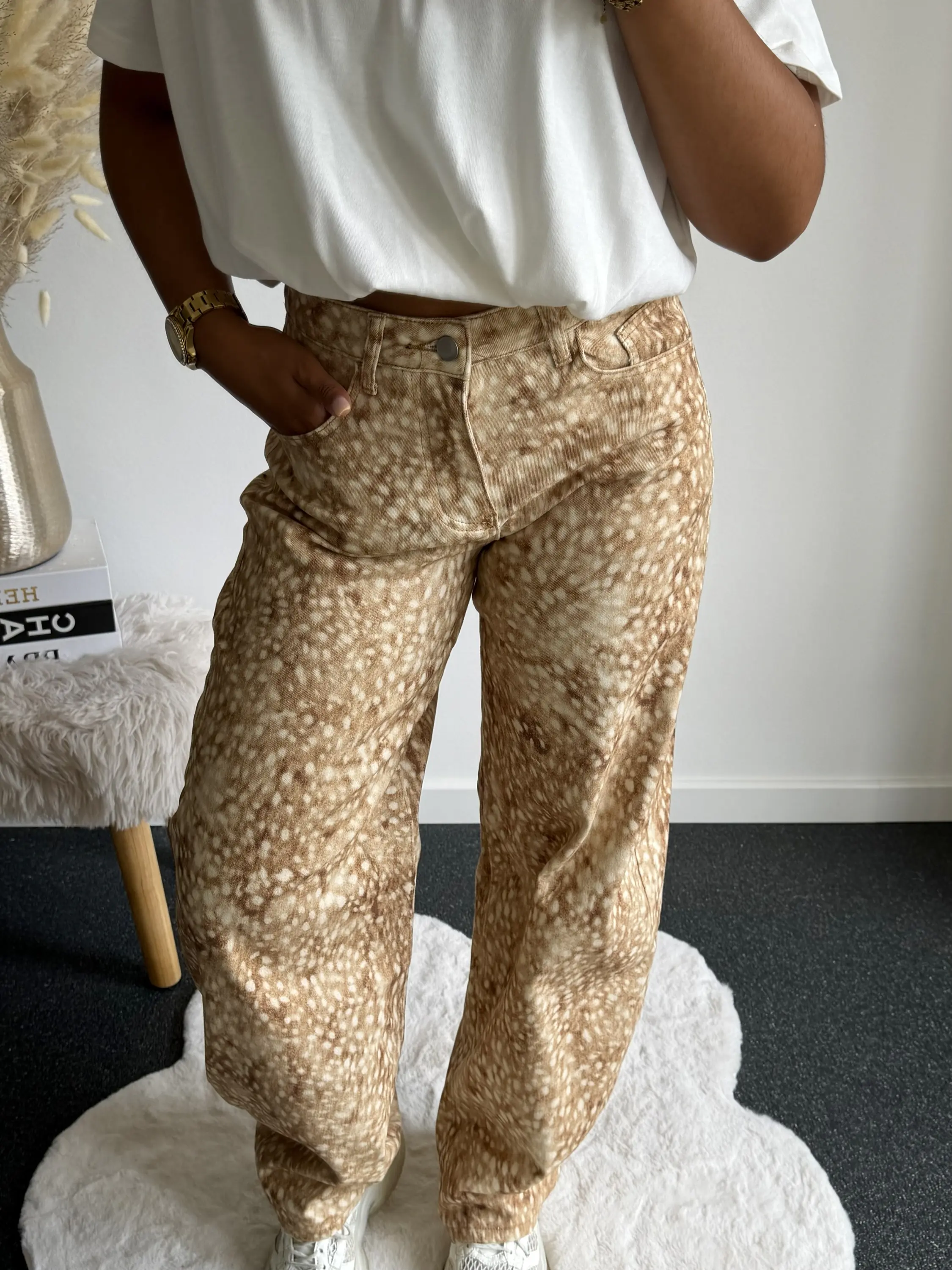 Bambi Print Balloon Jeans - Afbeelding 3