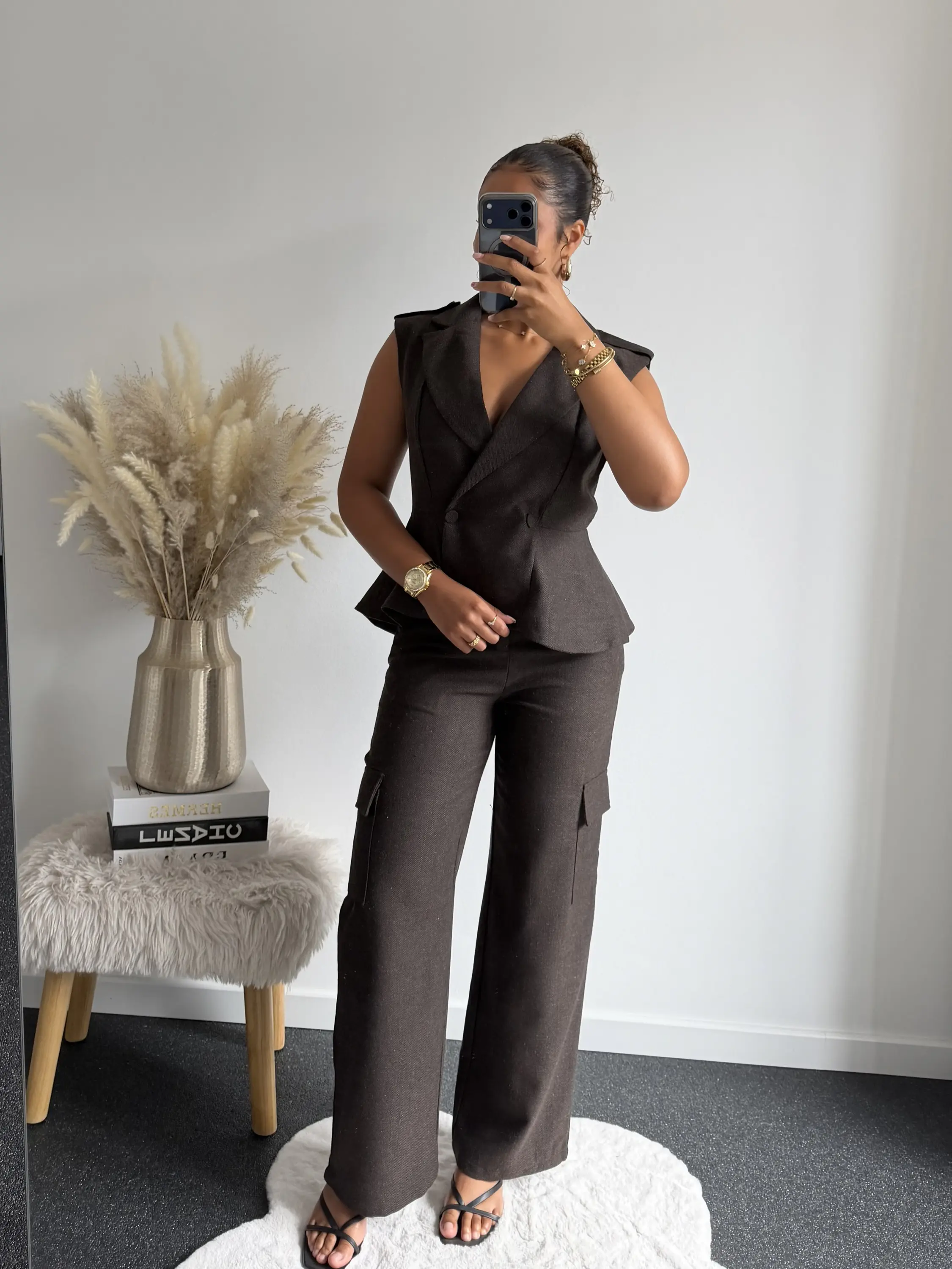 Brown Tailored Muse Set